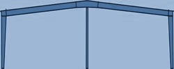 clear span tapered column